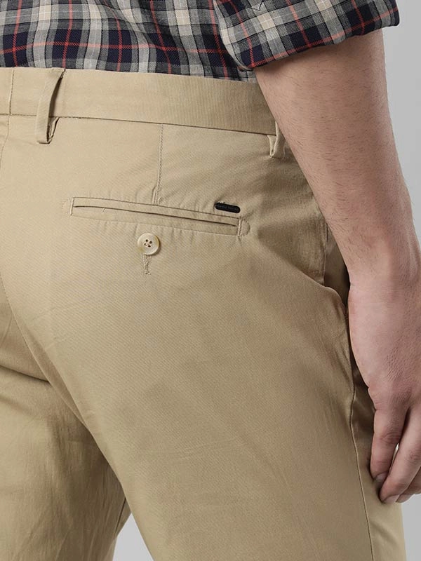 Men Urban Fit Polyester Blend Trouser