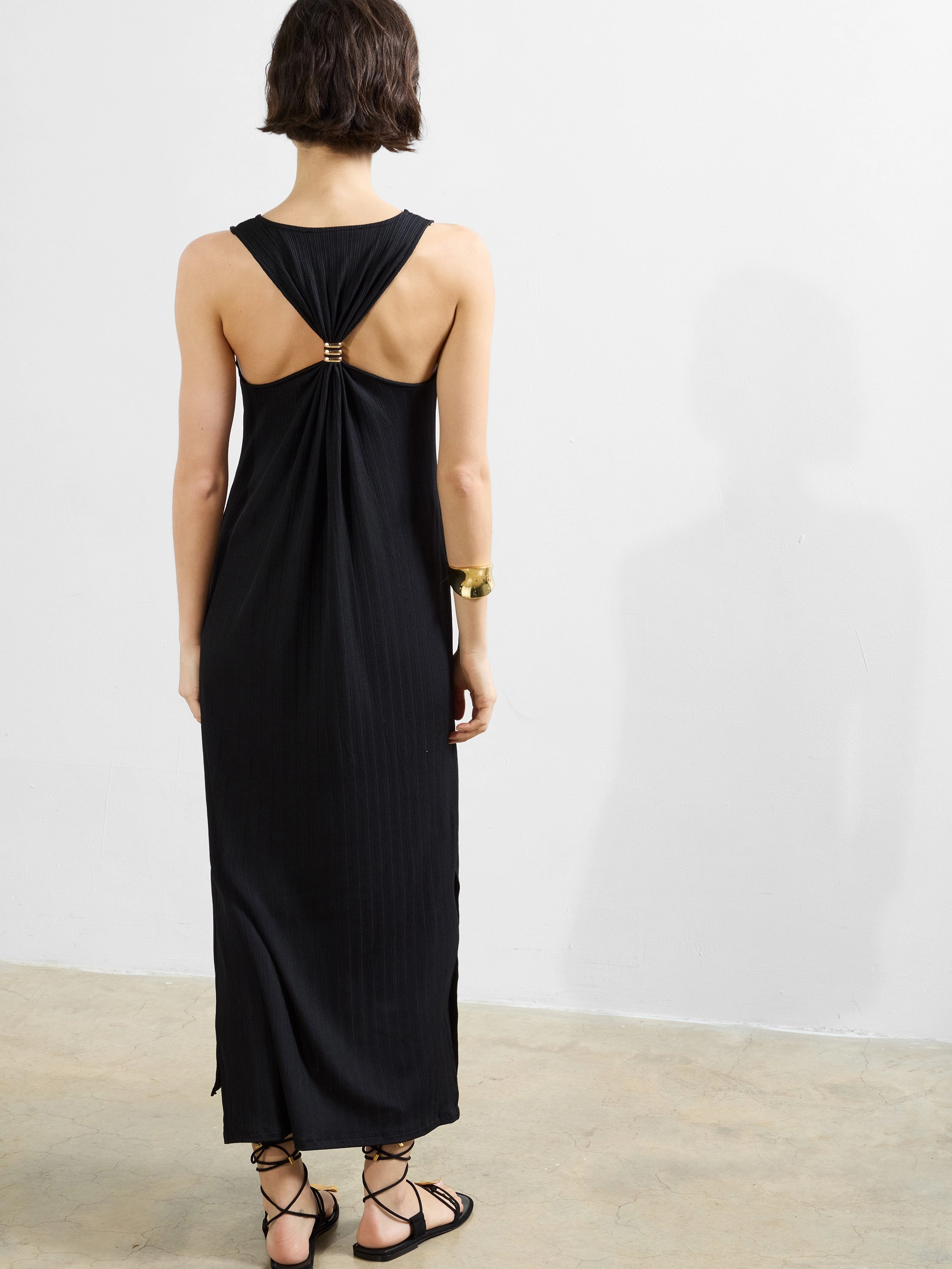 Mia Textured Jersey Maxi Dress