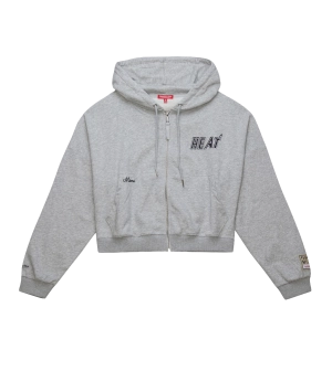 Mitchell & Ness Miami HEAT Cropped Women's Jacket