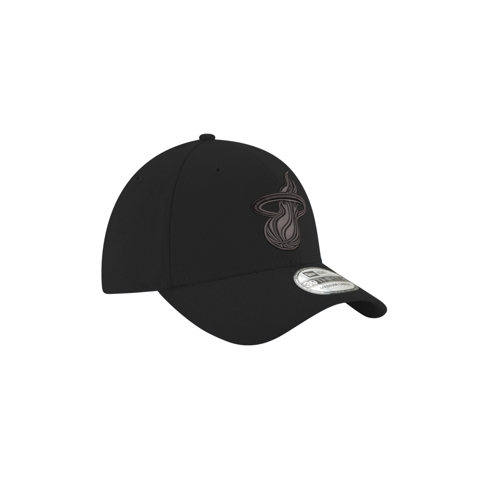 New Era Miami HEAT Black Logo Flex Fit Hat