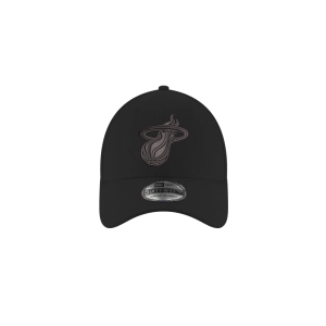 New Era Miami HEAT Black Logo Flex Fit Hat
