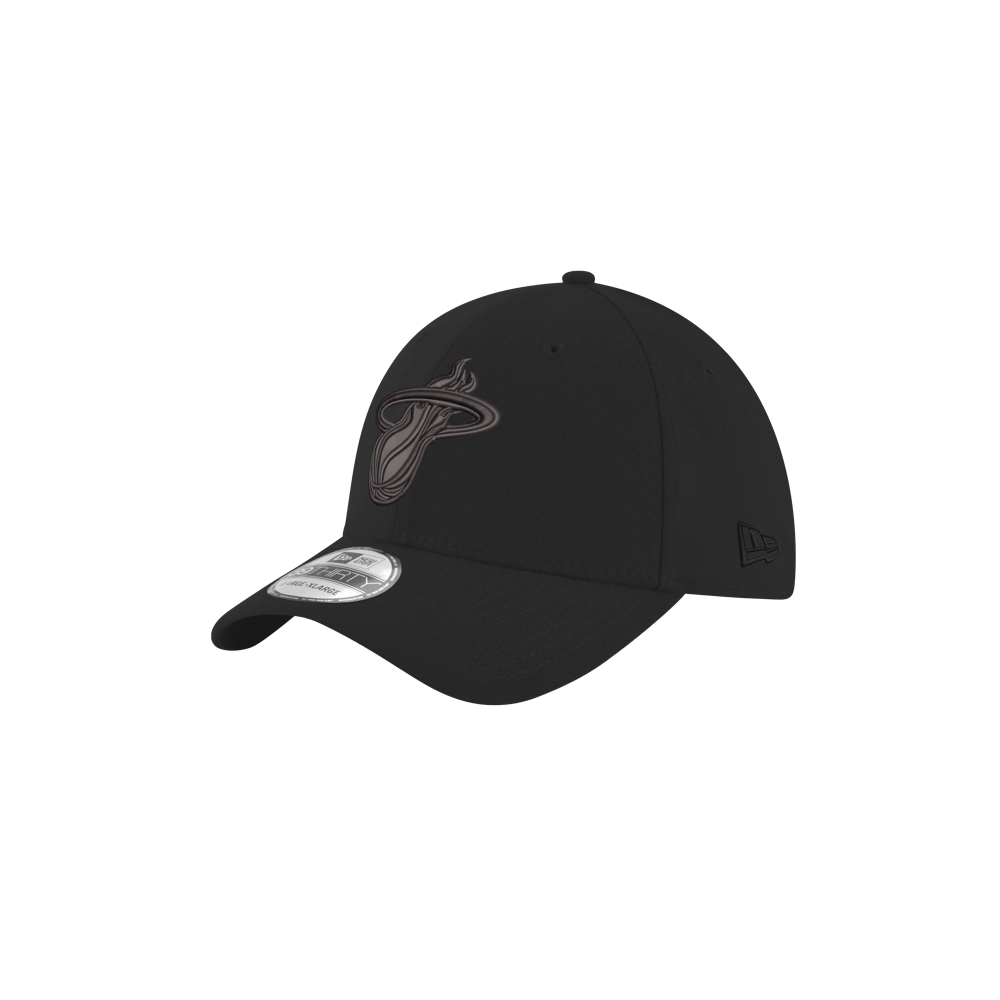 New Era Miami HEAT Black Logo Flex Fit Hat