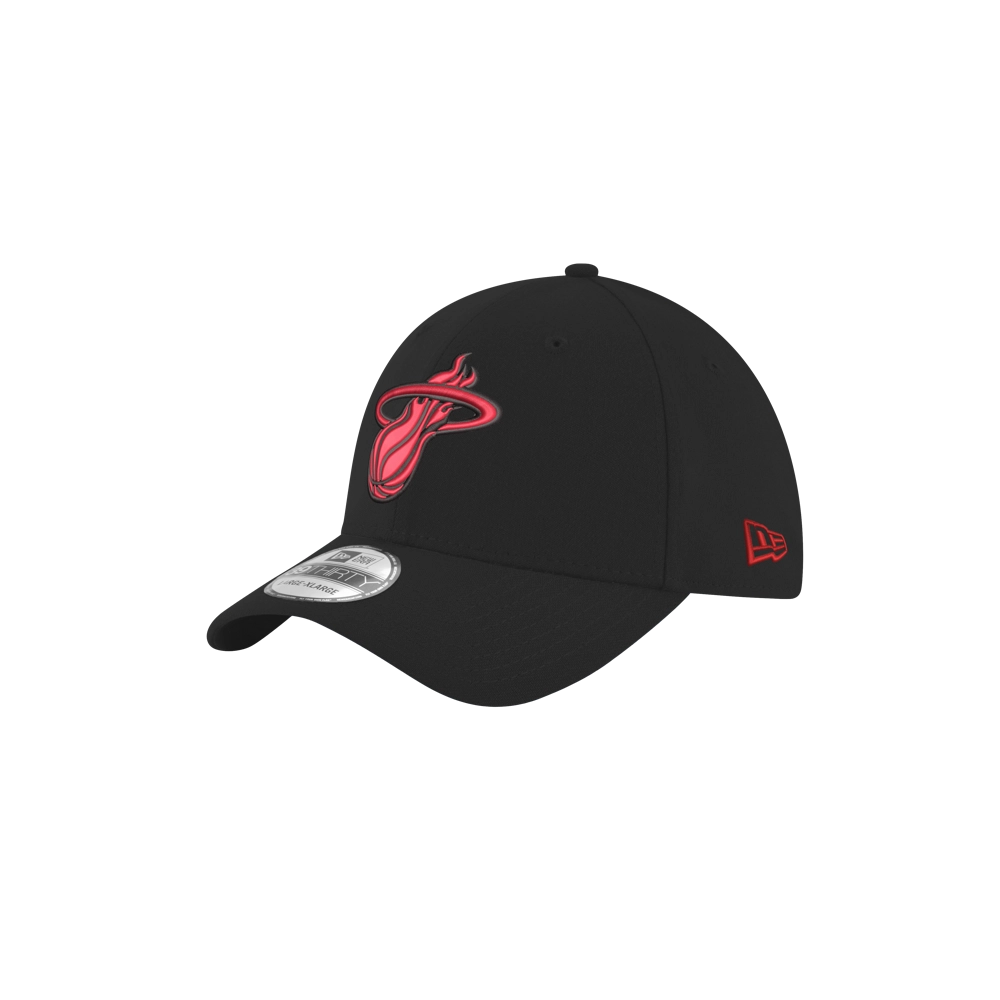 New Era Miami HEAT Red Logo Flex Fit Hat