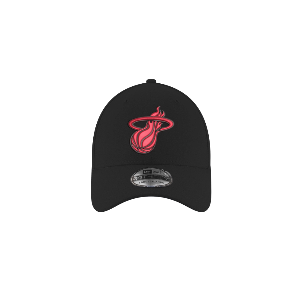 New Era Miami HEAT Red Logo Flex Fit Hat