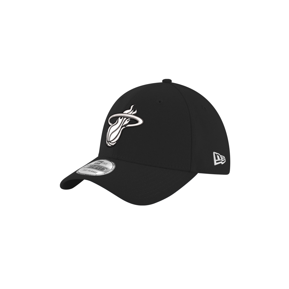 New Era Miami HEAT White Logo Flex Fit Hat
