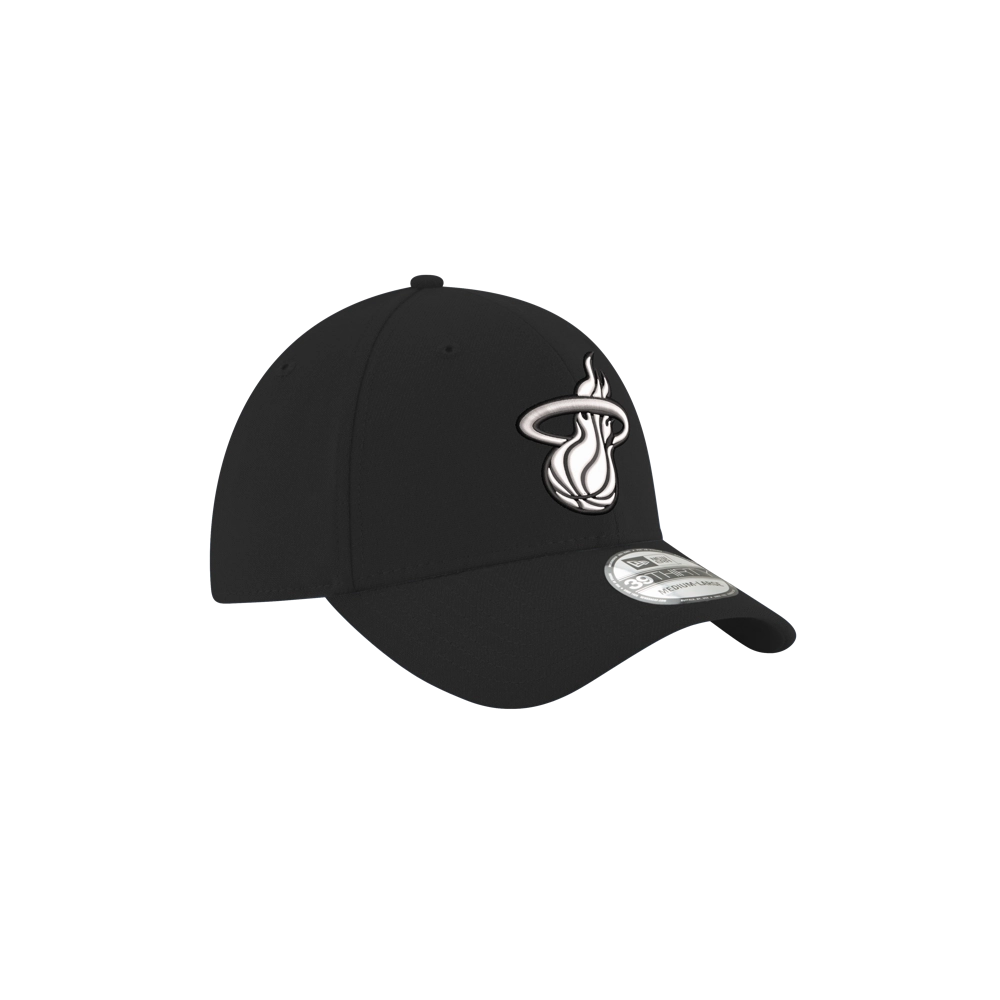 New Era Miami HEAT White Logo Flex Fit Hat