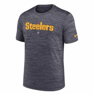 NFL - Men's Pittsburgh Steelers Dri Fit Velocity Sideline Short Sleeve T-Shirt (00O5 00A 7L 0BO)