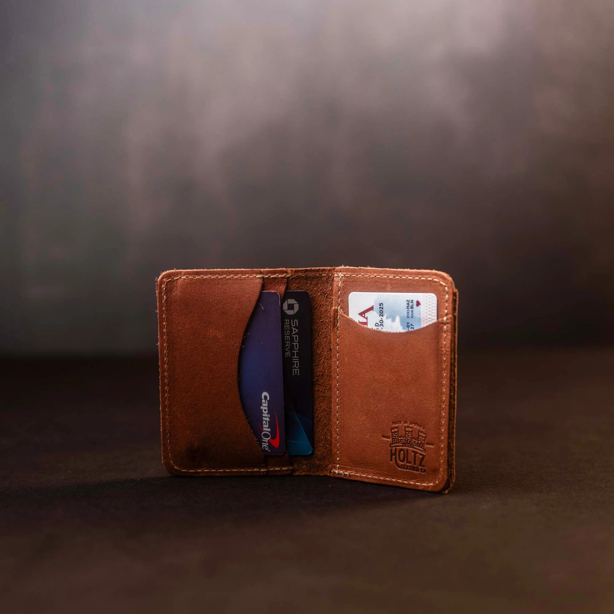 No. 714 Babe Ruth – Personalized Fine Leather Bifold Front Pocket Wallet