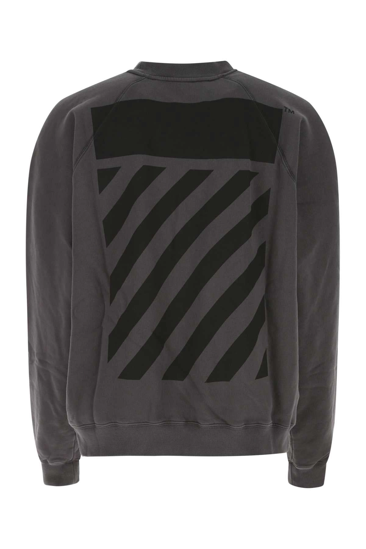 Off-White Back Logo Print Oversized Sweater