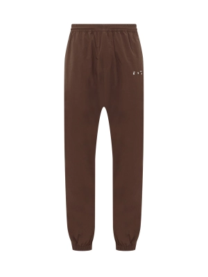 Off-White Logo Printed Elasticated Waist Pants