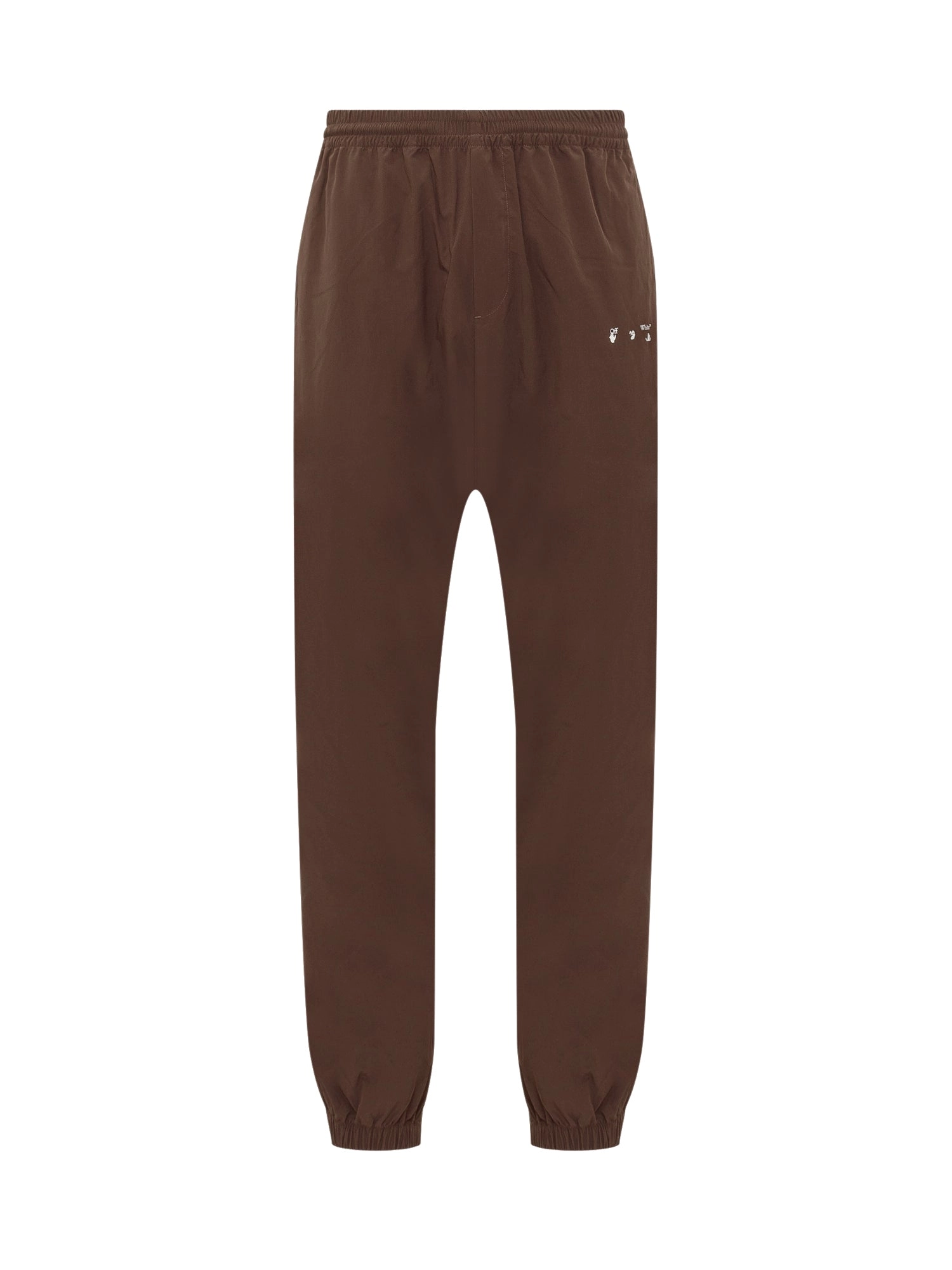 Off-White Logo Printed Elasticated Waist Pants