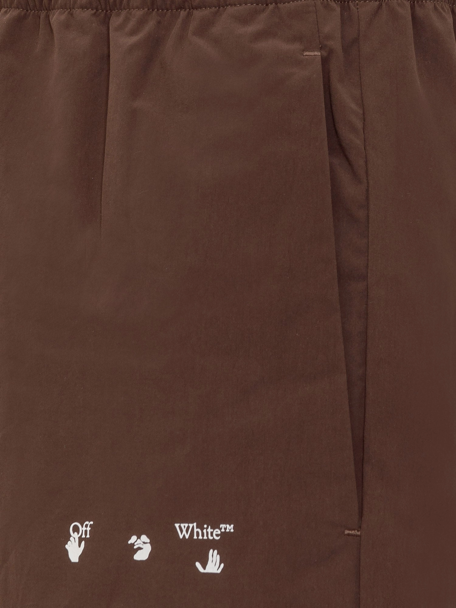 Off-White Logo Printed Elasticated Waist Pants