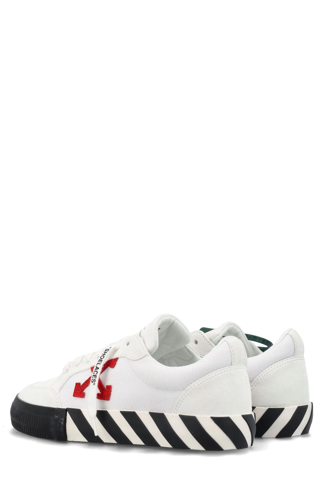 Off-White Vulcanized Lace-Up Sneakers