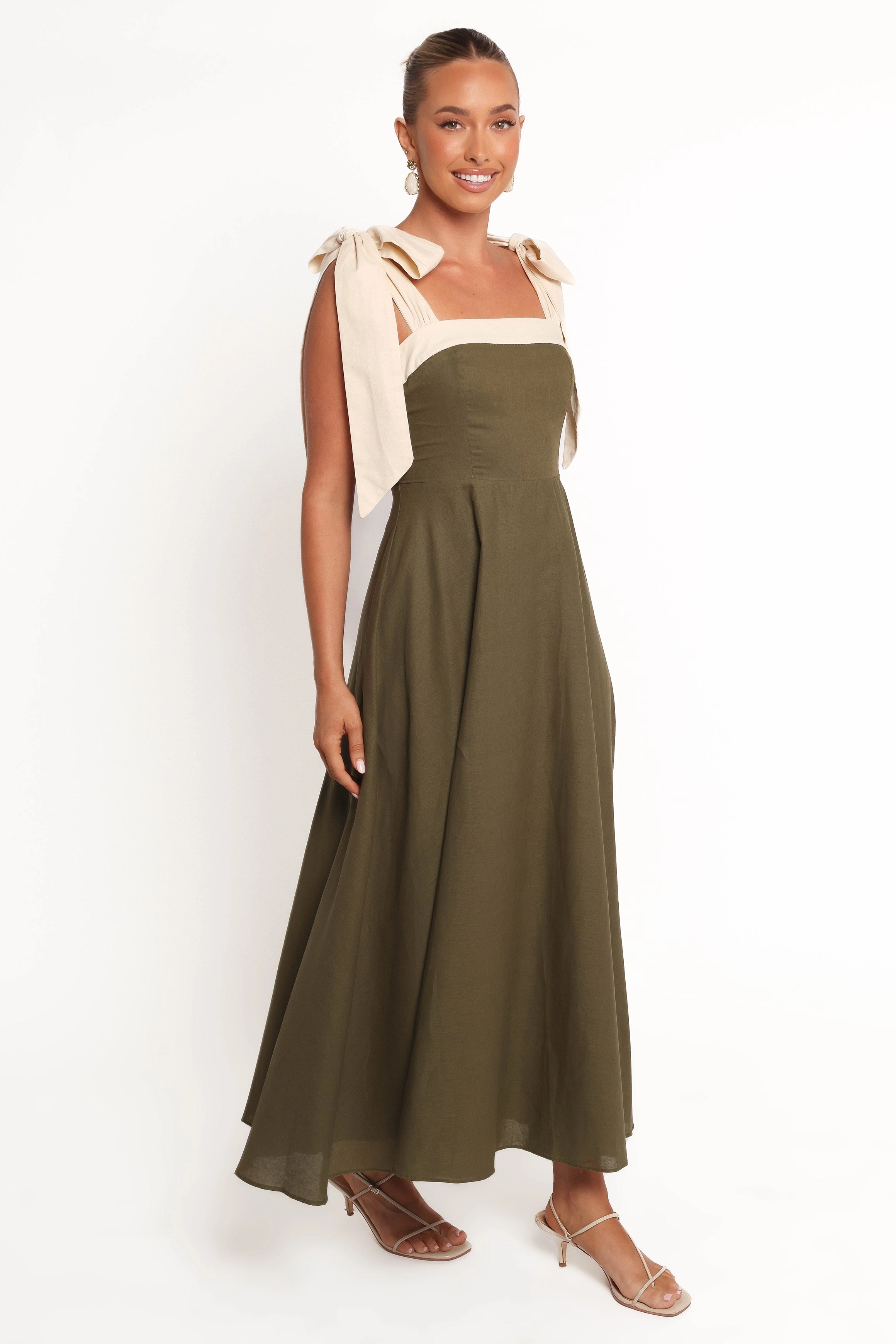Olinda Midi Dress - Olive