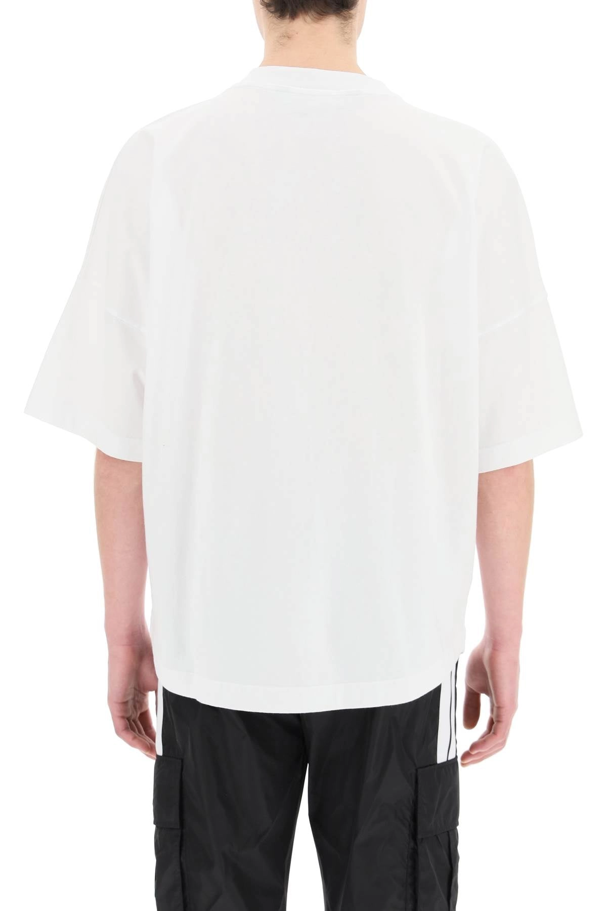 Palm Angels Logo Printed Crewneck T-Shirt