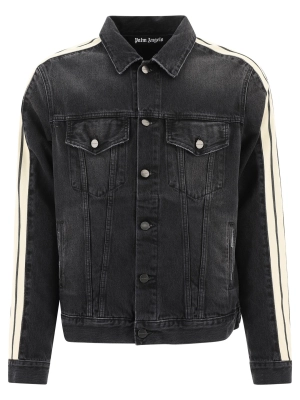 Palm Angels Side Stripe Denim Jacket