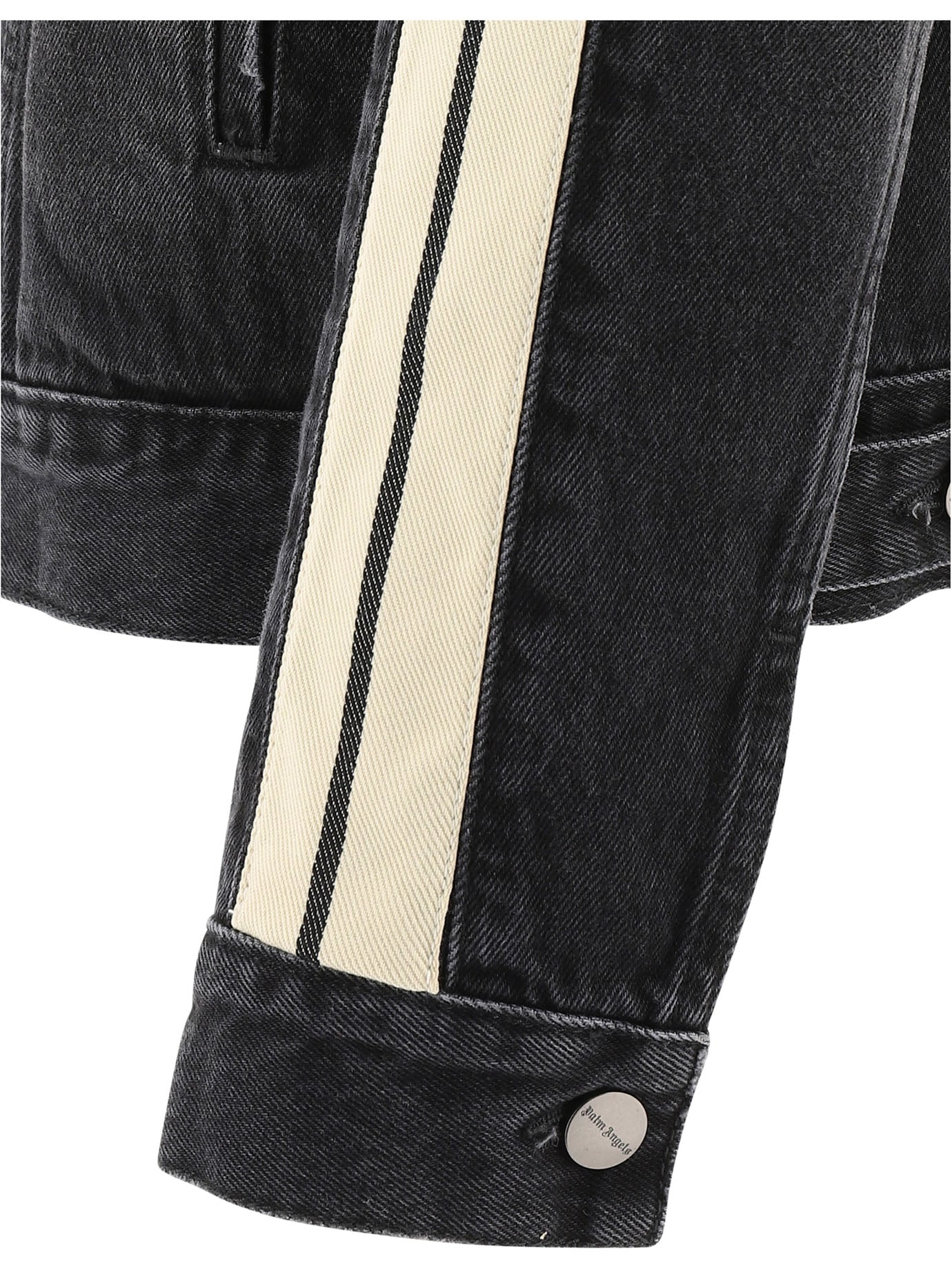 Palm Angels Side Stripe Denim Jacket