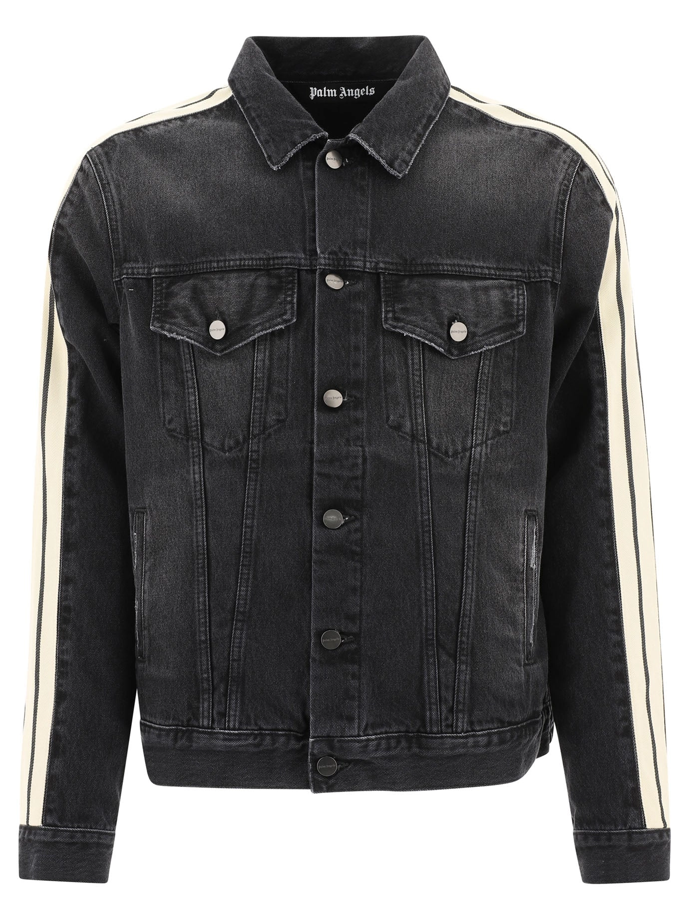 Palm Angels Side Stripe Denim Jacket