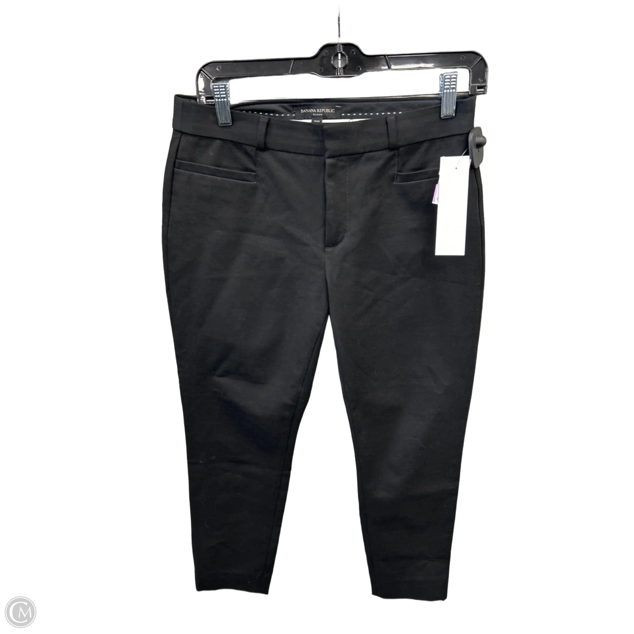 Pants Cropped By Banana Republic In Black, Size: 4p