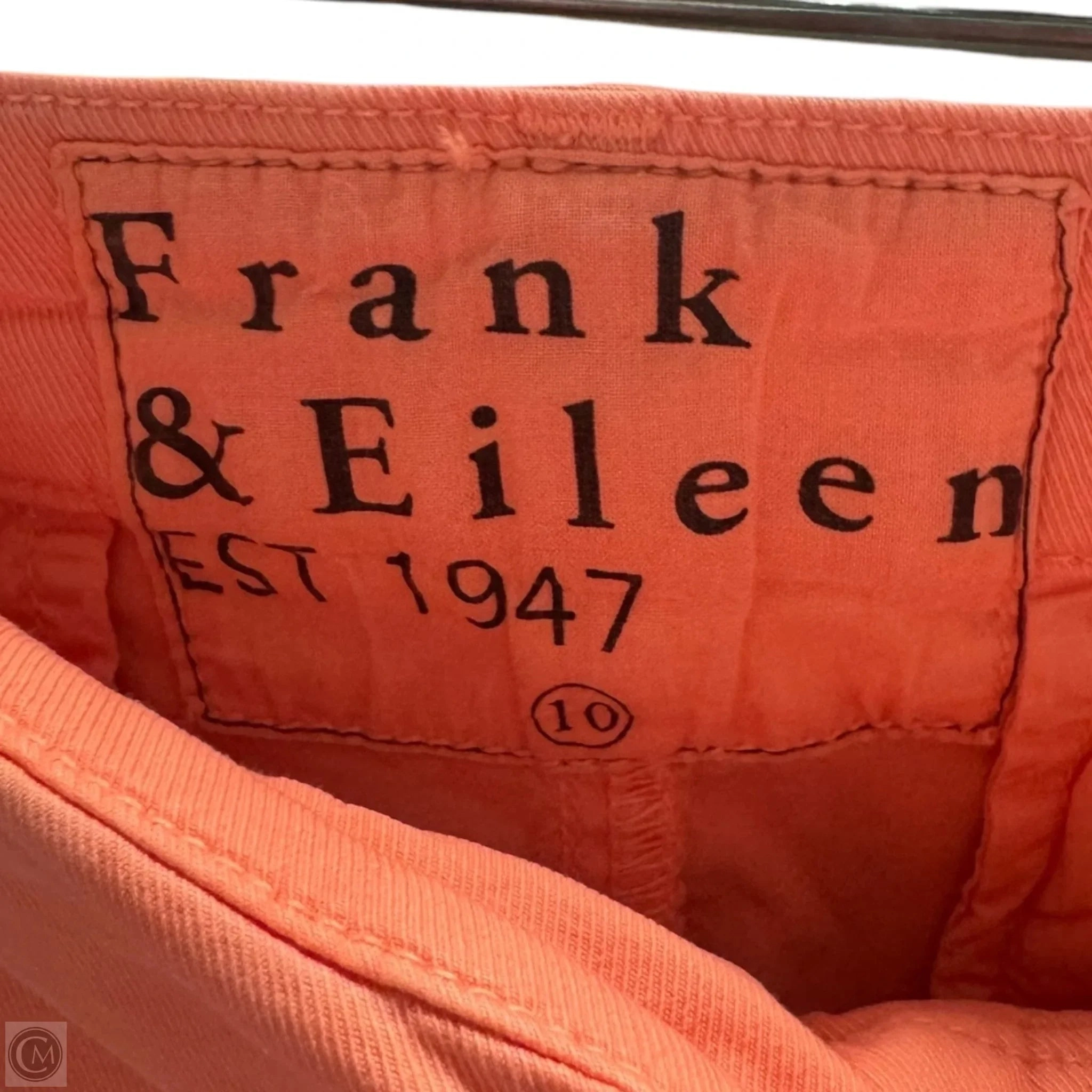 Pants Cropped By Frank And Eileen In Coral, Size: 10