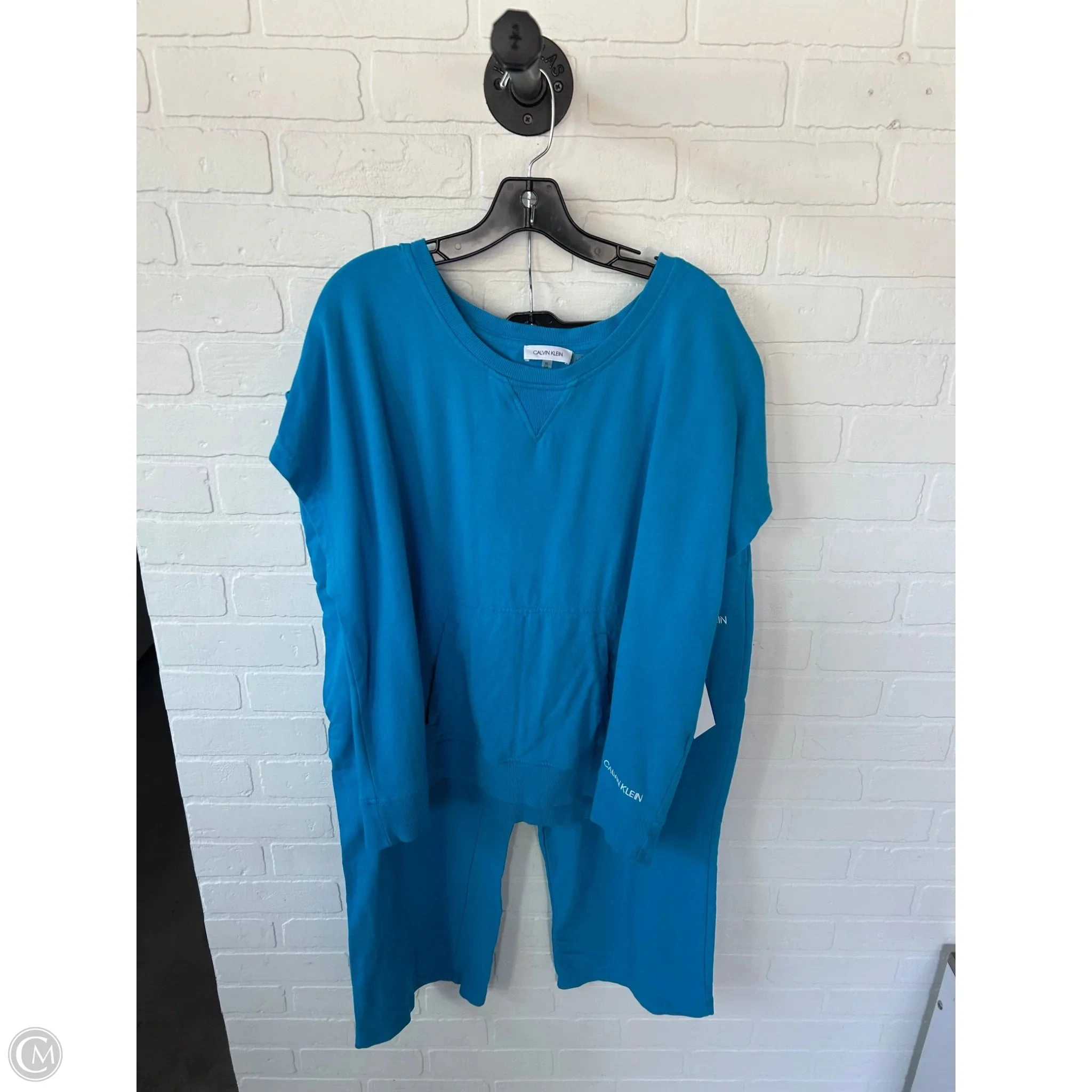 Pants Set 2pc By Calvin Klein In Blue, Size: Xl