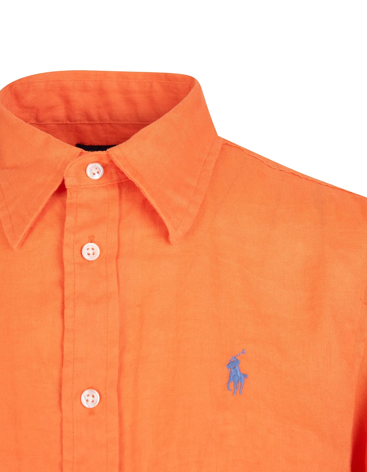 Polo Ralph Lauren Logo Embroidered Long-Sleeved Shirt