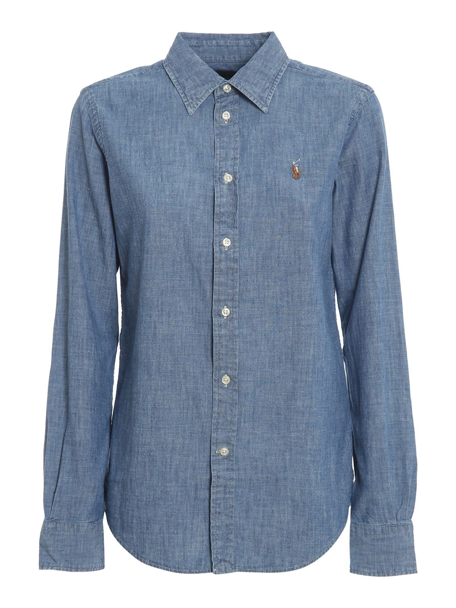 Polo Ralph Lauren Logo Embroidered Long-Sleeved Shirt