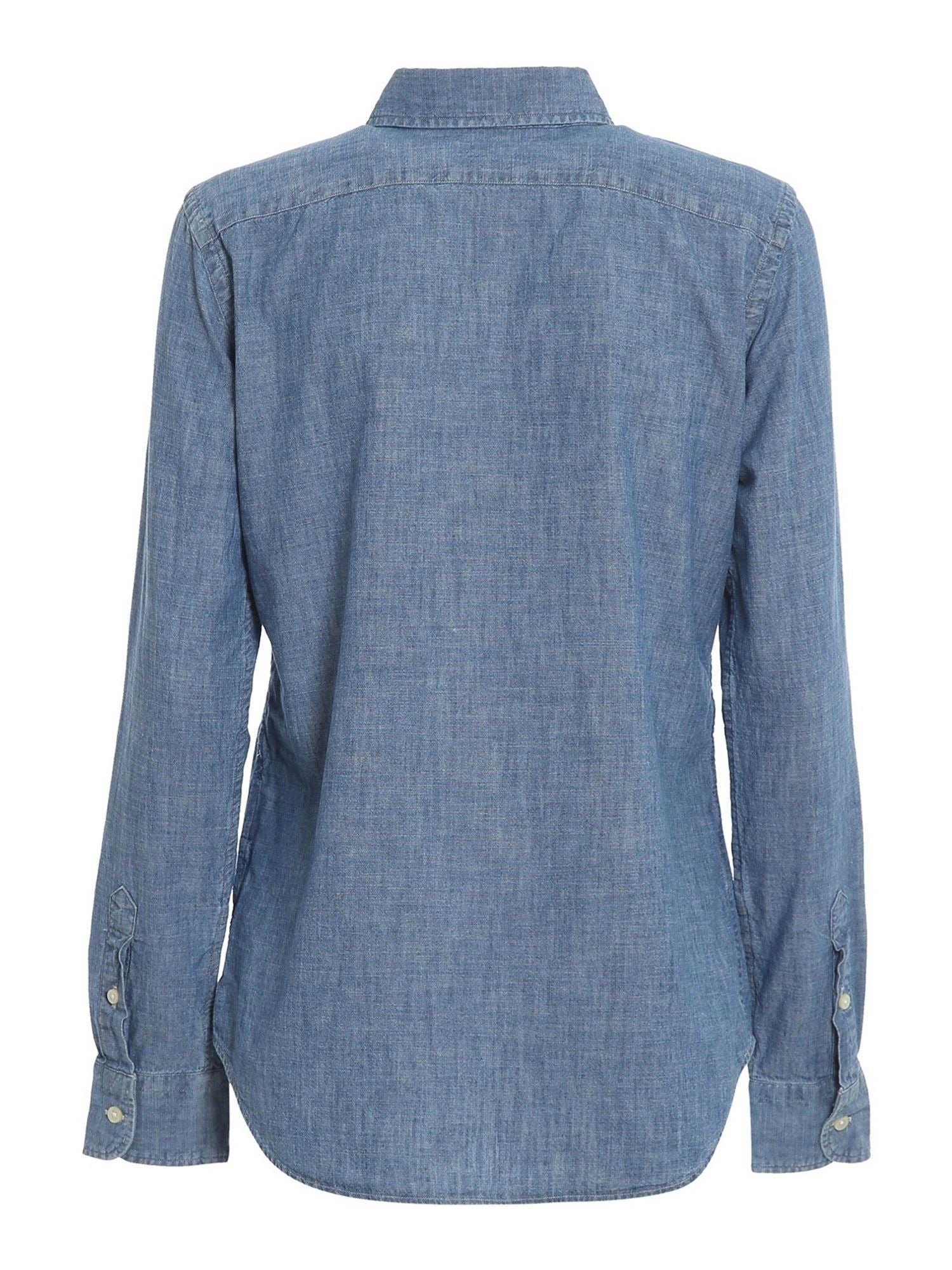 Polo Ralph Lauren Logo Embroidered Long-Sleeved Shirt
