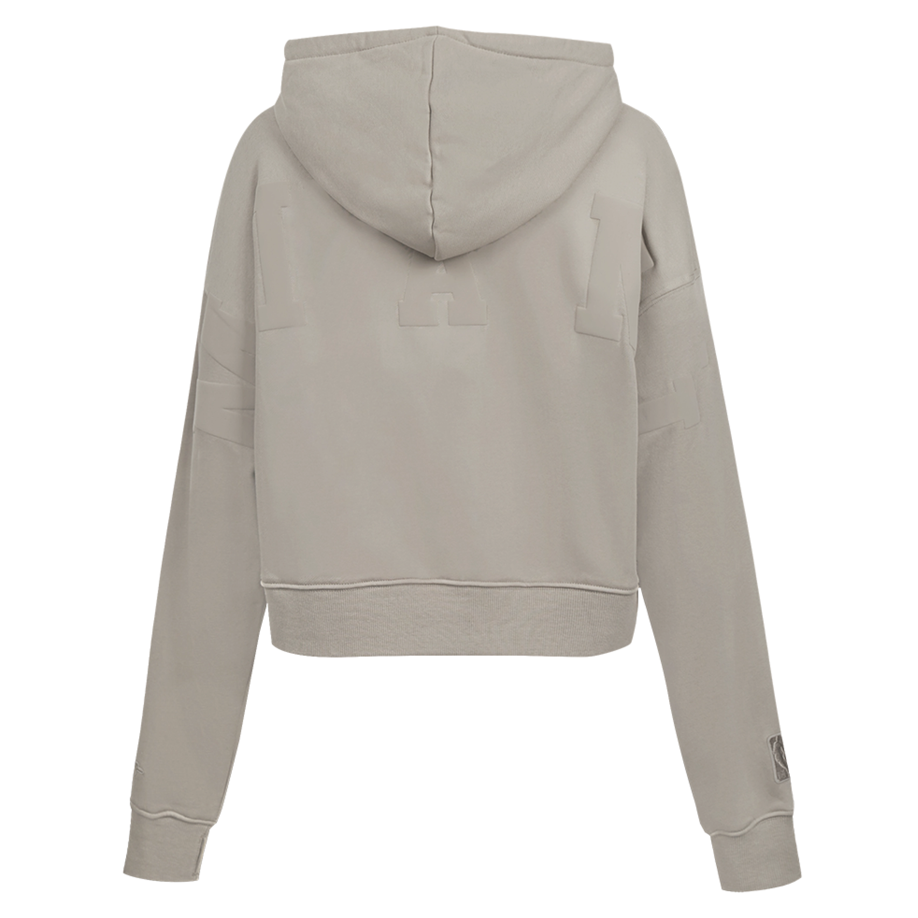 Pro Standard Miami HET Wingspan Crop Women's Taupe Hoodie