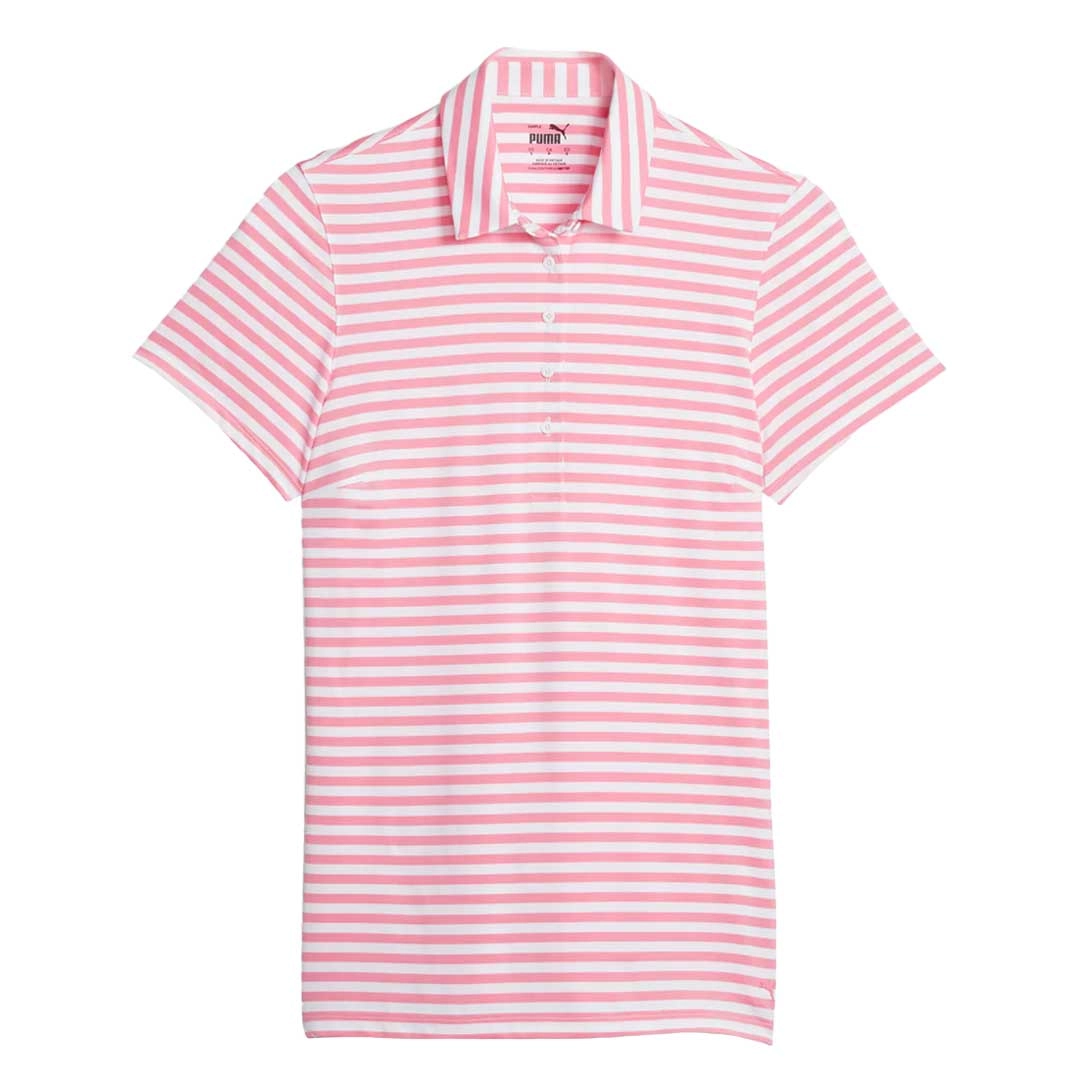 Puma - Women's MATTR Somer Stripe Short Sleeve Golf Polo (621880 04)