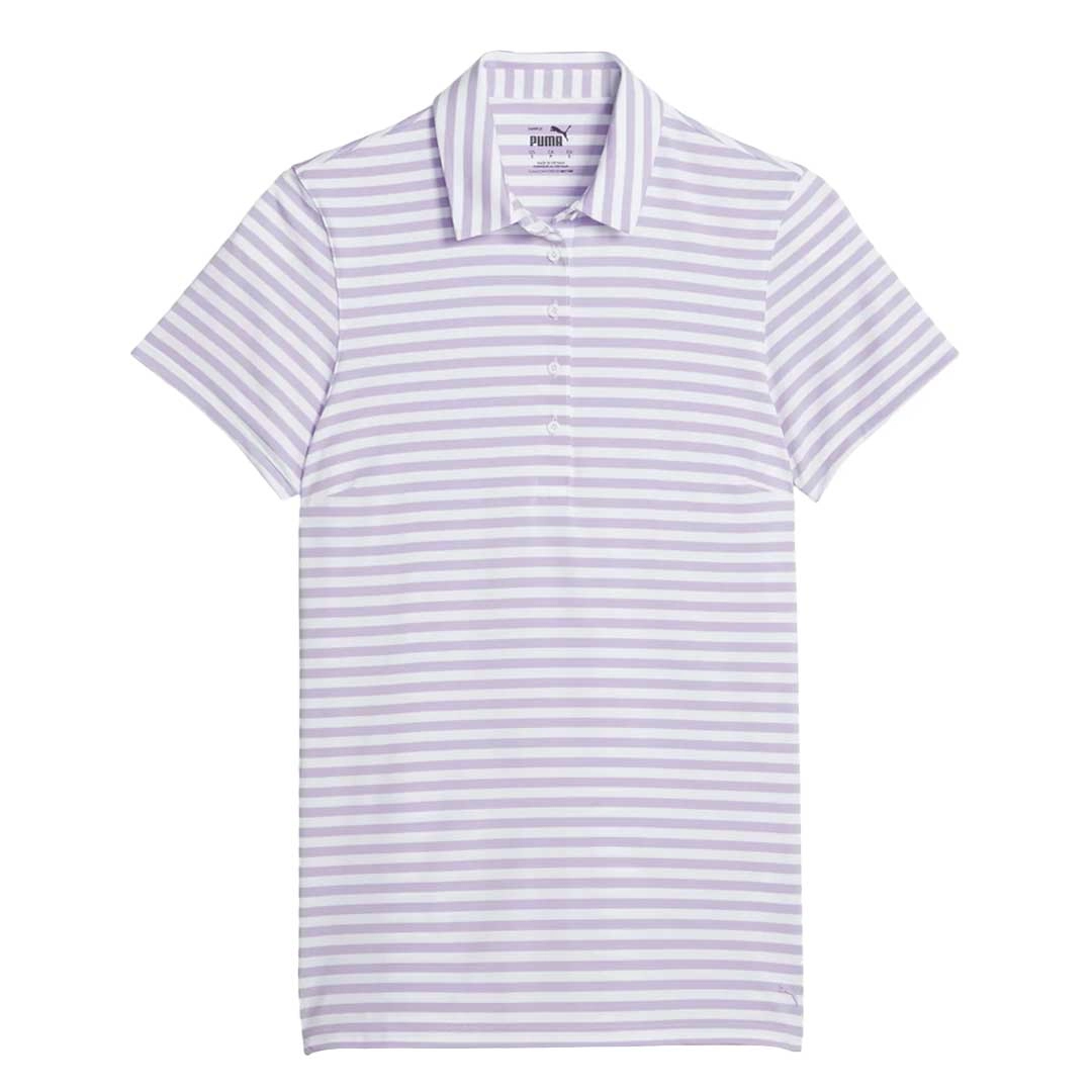Puma - Women's MATTR Somer Stripe Short Sleeve Golf Polo (621880 06)