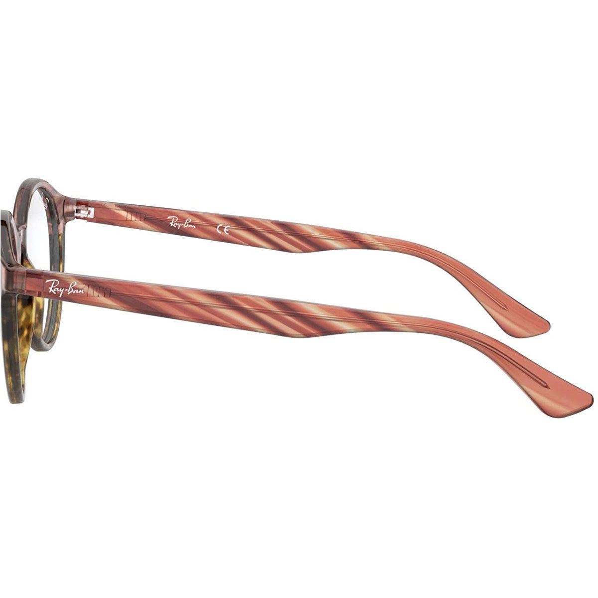 Ray Ban Men's Eyeglasses - Pink Gradient Striped Beige Frame | 0RX5361-5838-51-20-145