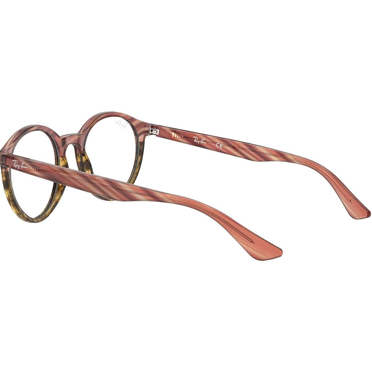 Ray Ban Men's Eyeglasses - Pink Gradient Striped Beige Frame | 0RX5361-5838-51-20-145