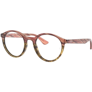 Ray Ban Men's Eyeglasses - Pink Gradient Striped Beige Frame | 0RX5361-5838-51-20-145