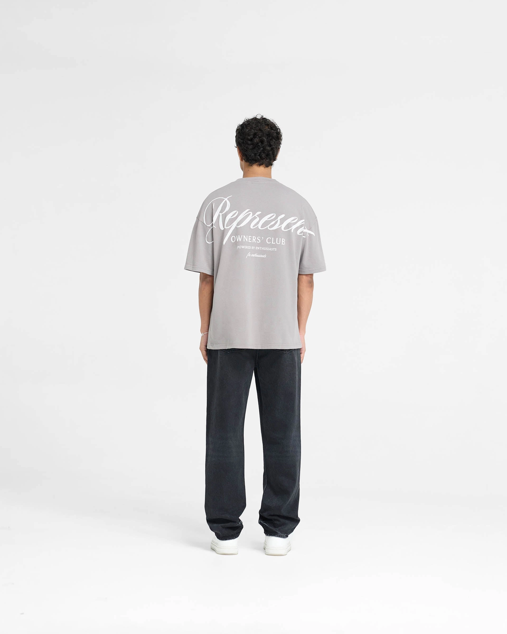 Represent Owners Club Script T-Shirt - Slate