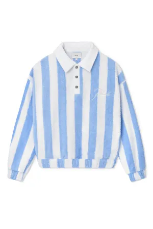 Rhude Striped Loop Terry Polo 'White'