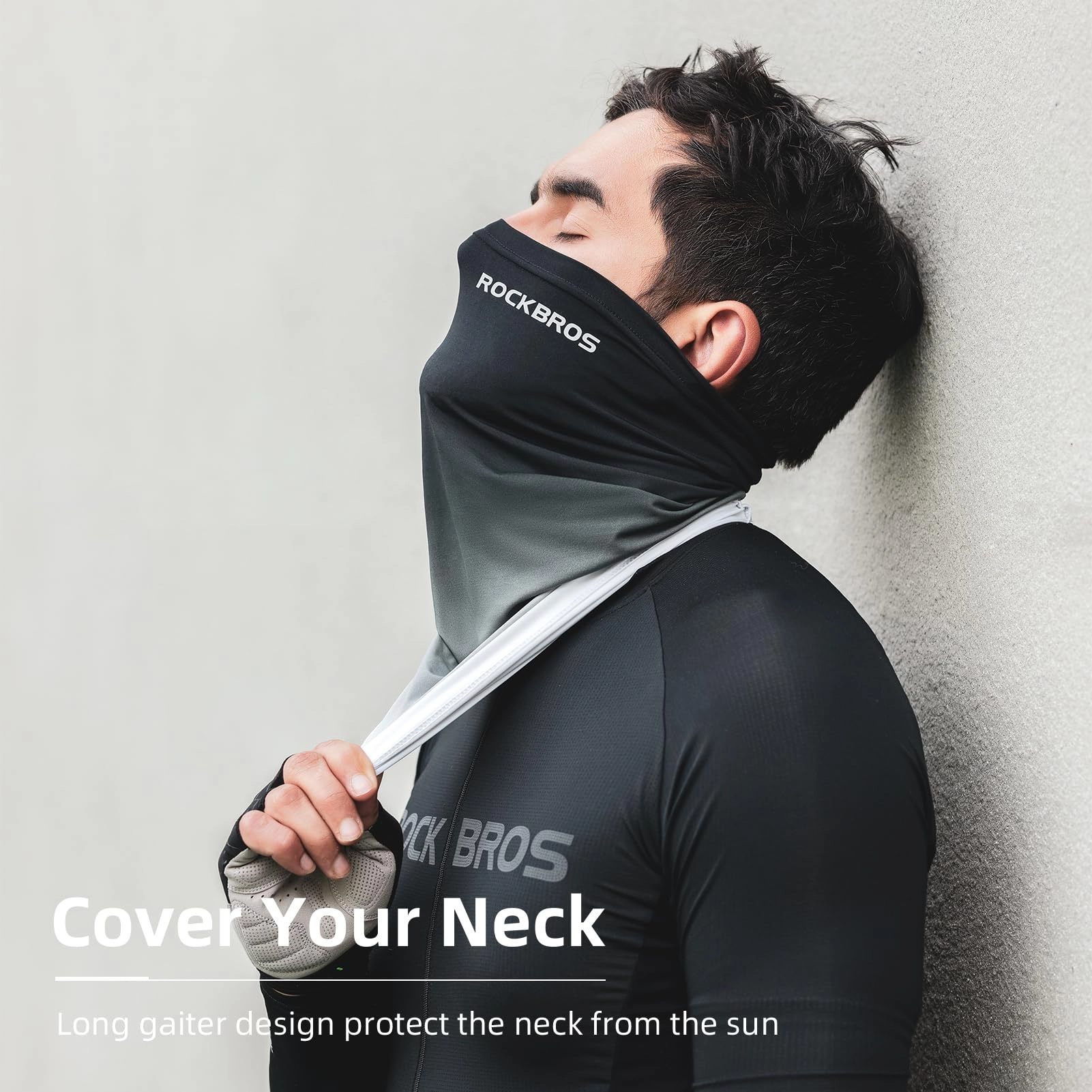ROCKBROS Cooling Neck Gaiter Face Mask Fishing Scarf Face Cover for Men Women