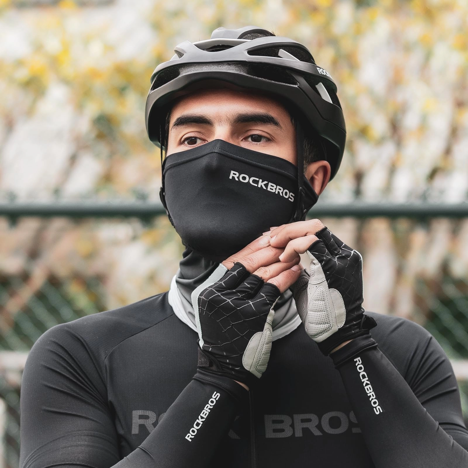 ROCKBROS Cooling Neck Gaiter Face Mask Fishing Scarf Face Cover for Men Women