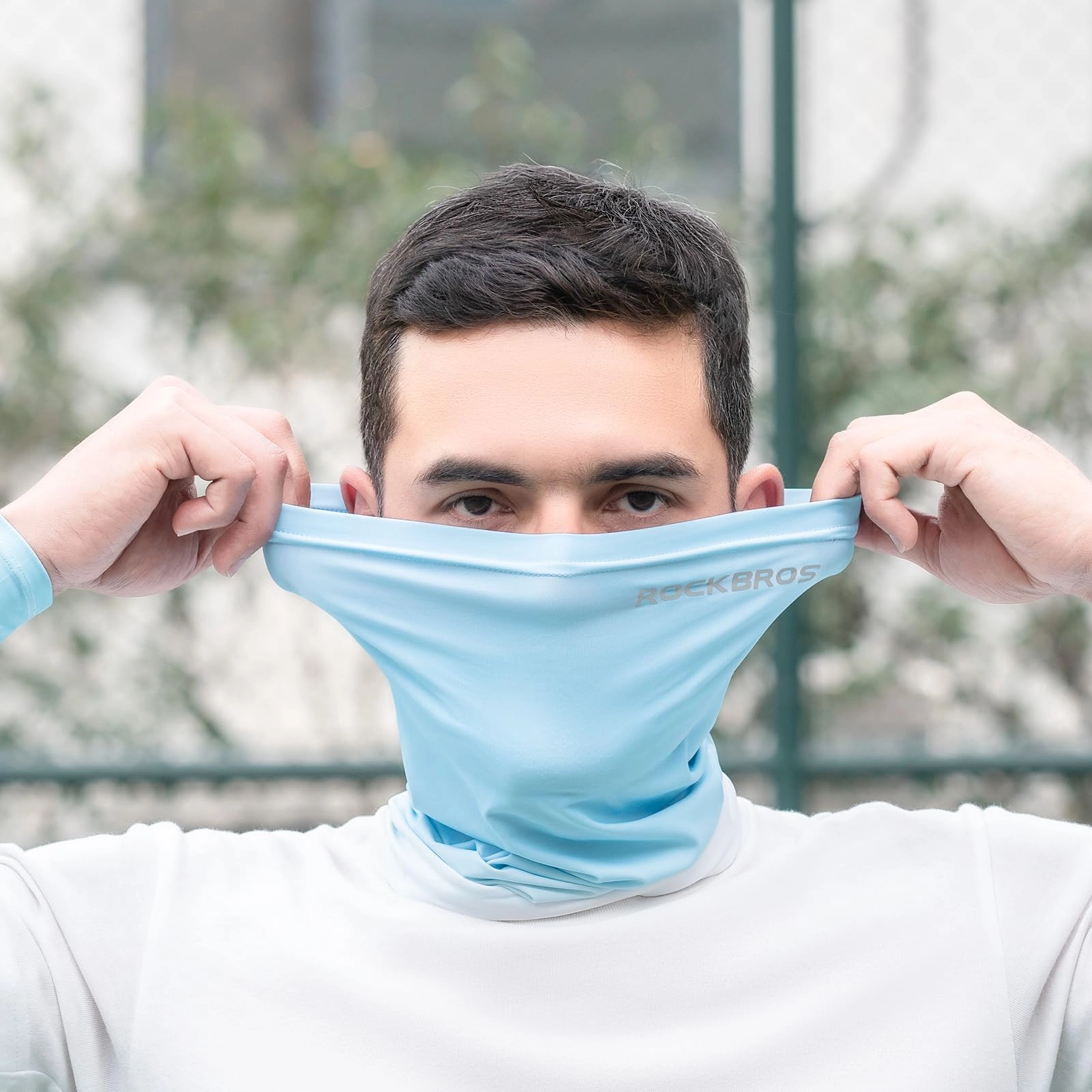 ROCKBROS Cooling Neck Gaiter Face Mask Fishing Scarf Face Cover for Men Women
