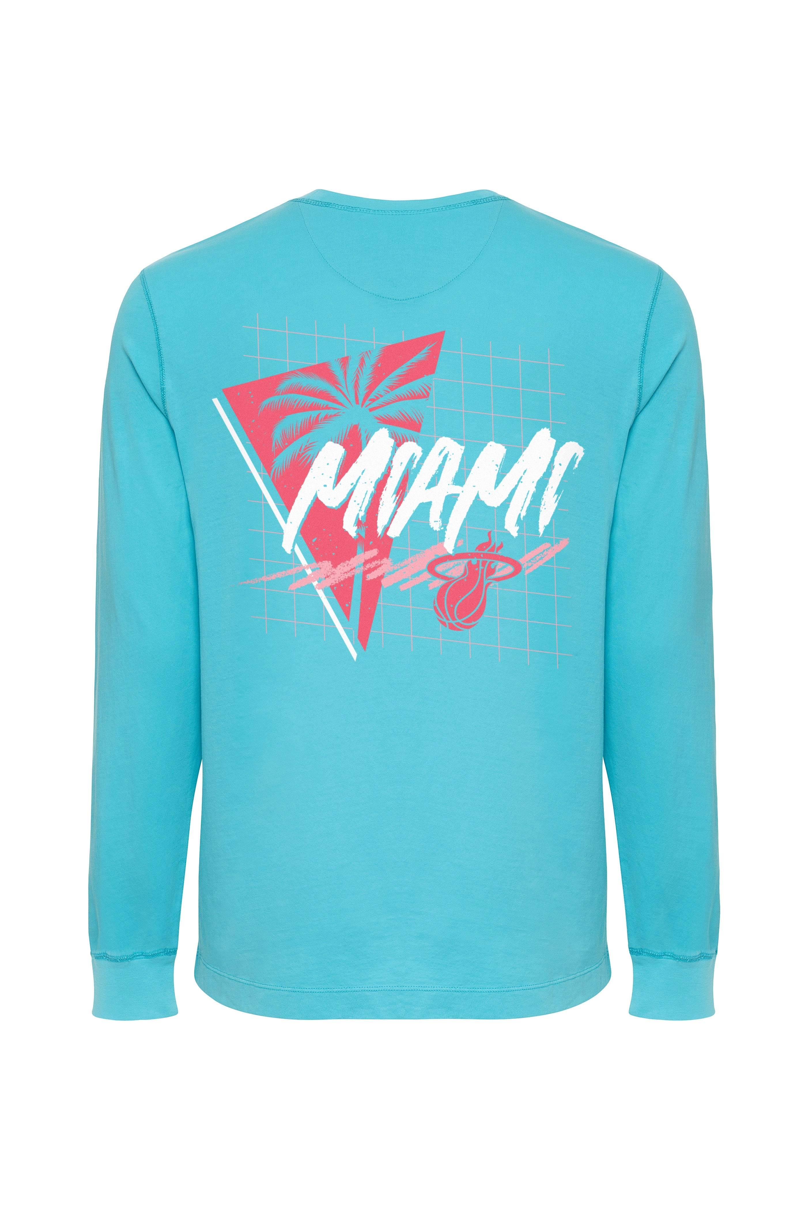 Sportiqe Miami HEAT Summer Long Sleeve Tee