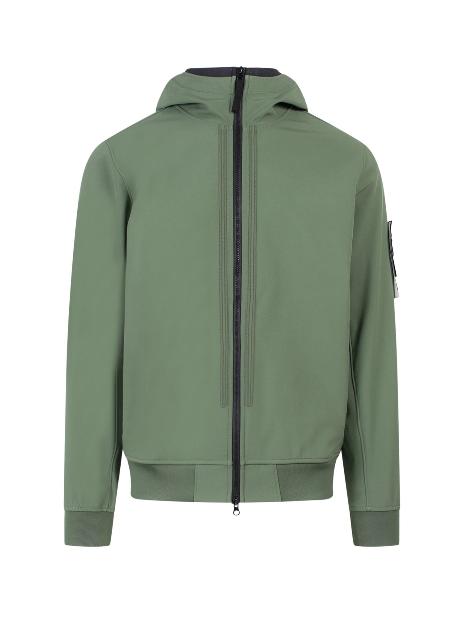 Stone Island Hooded Zip-Up Jacket