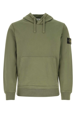 Stone Island Logo Patch Drawstring Hoodie