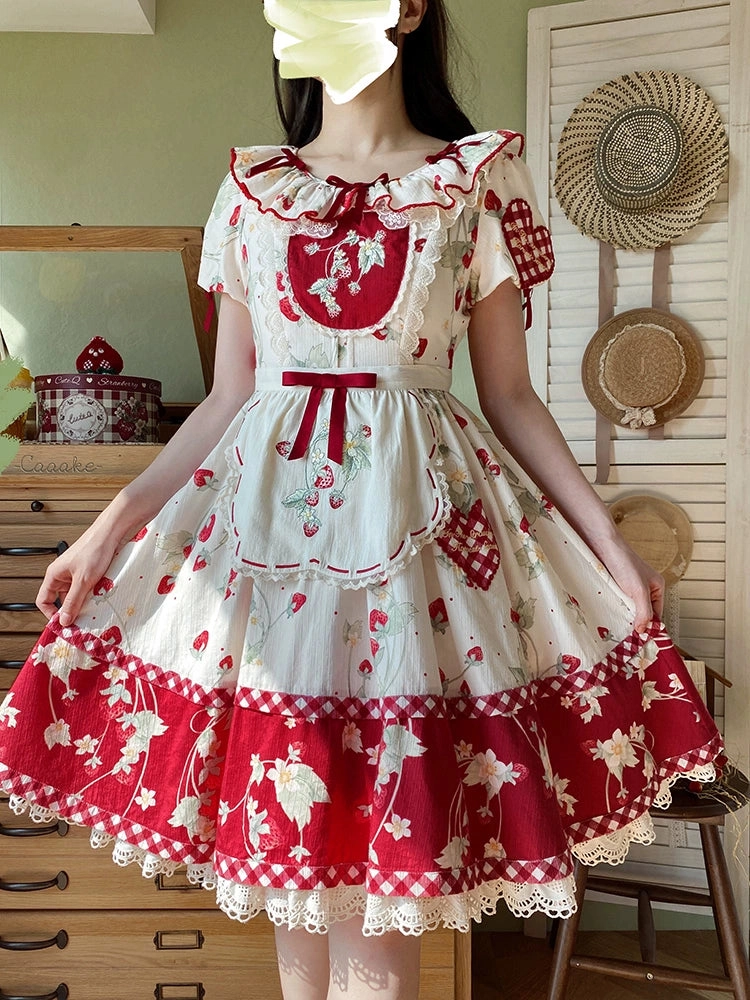 Strawberry Orchard Apron