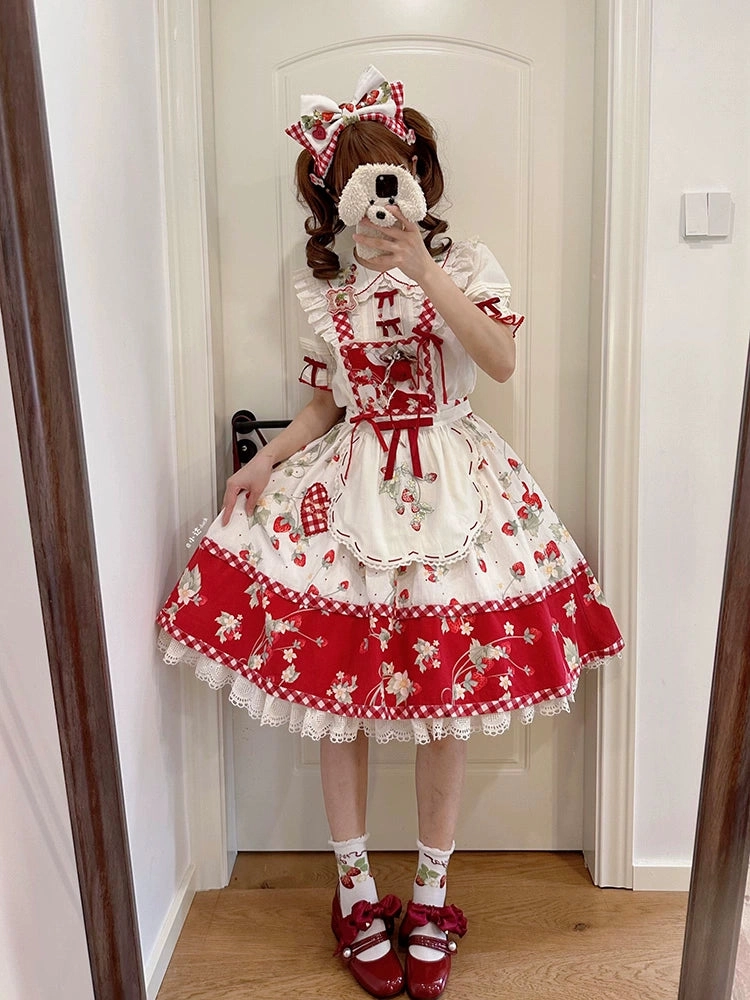 Strawberry Orchard Apron