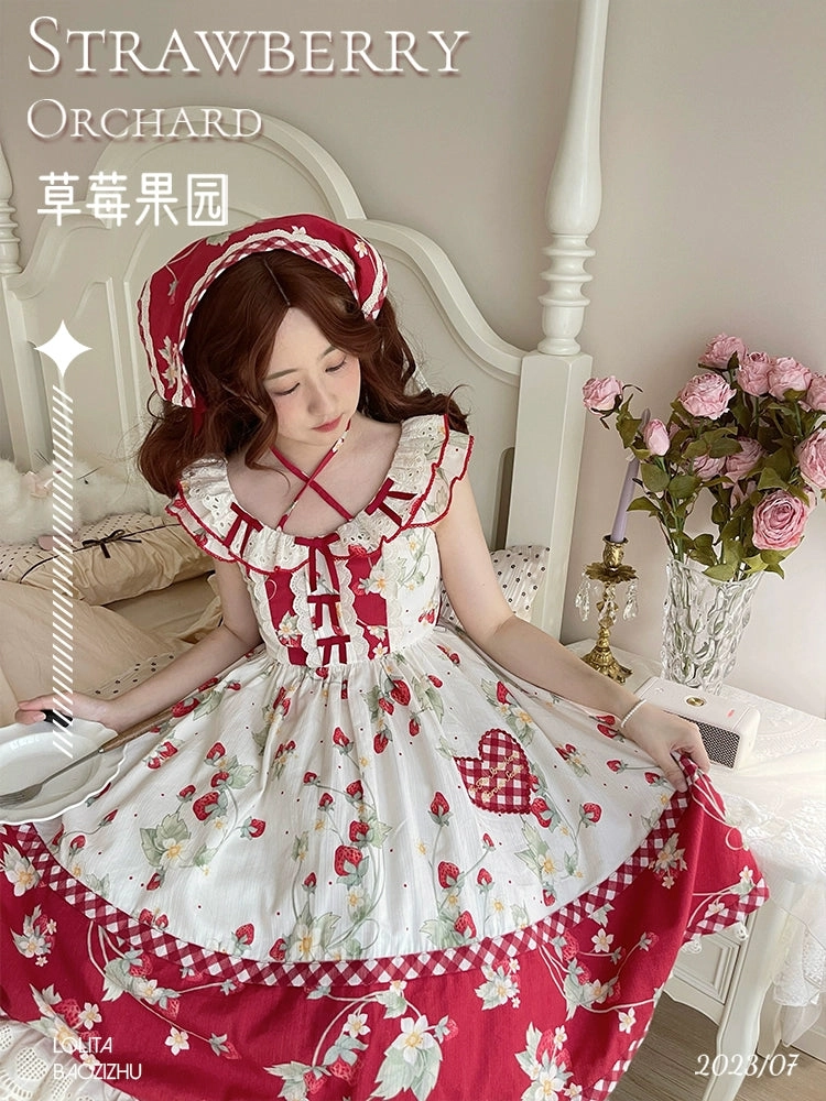 Strawberry Orchard Jumperskirt