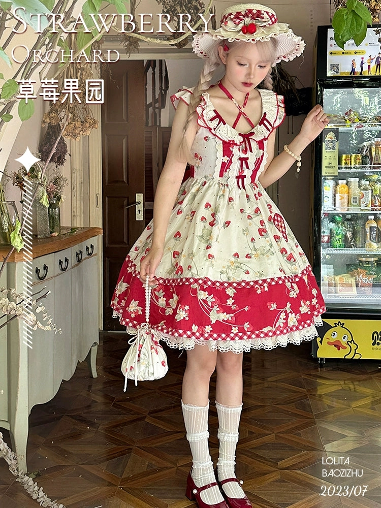 Strawberry Orchard Jumperskirt