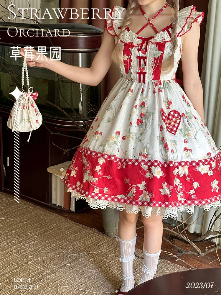 Strawberry Orchard Jumperskirt