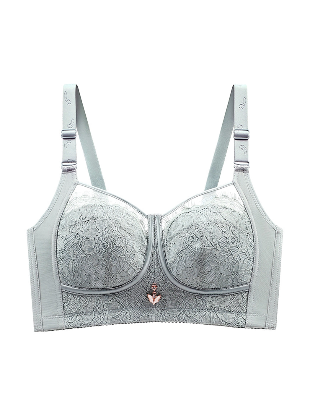 Summer Lightweight Wireless Minimizer Bra with Side Support