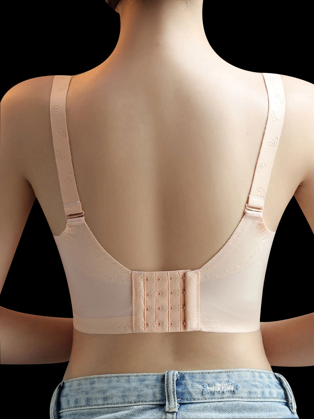 Summer Lightweight Wireless Minimizer Bra with Side Support