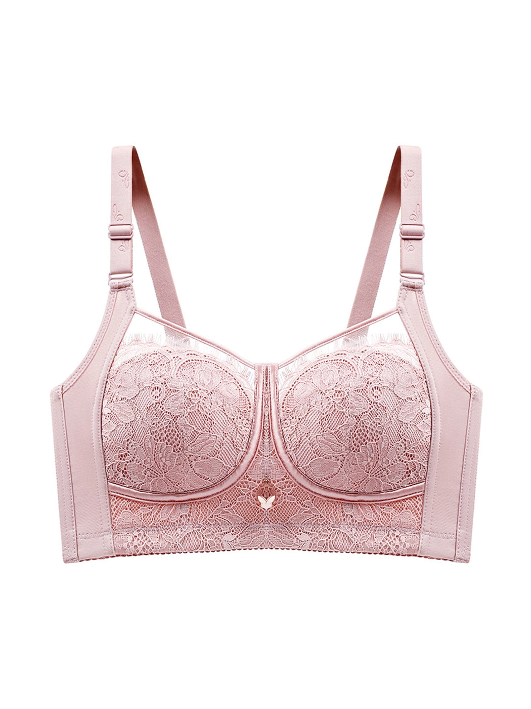 Summer Lightweight Wireless Minimizer Bra with Side Support